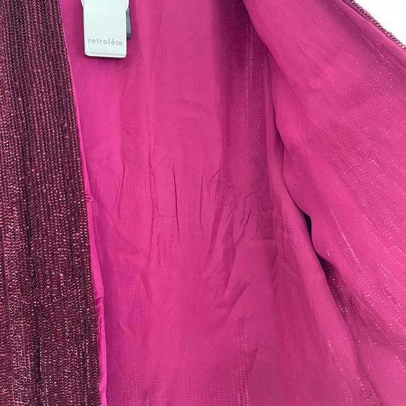 NWT Retrofete Gabriele sequinned rob dress Size XS - Picture 7 of 13